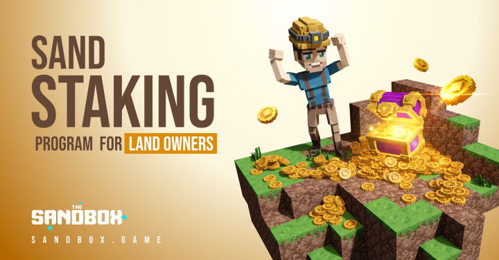 The Sandbox对土地持有者推SAND质押奖励 上线APR高达523%-第1张图片-比特派