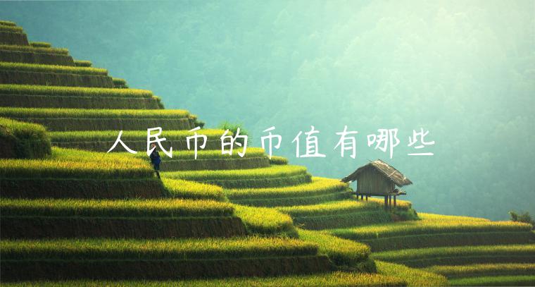 人民币的币值有哪些-第1张图片-欧易下载