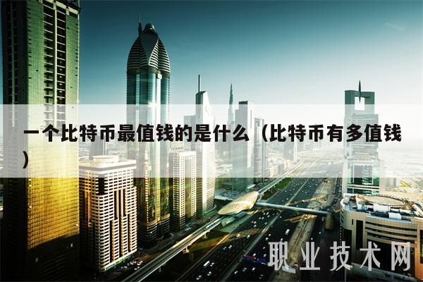 一个比特币最值钱的是什么（比特币有多值钱-第1张图片-币安下载
