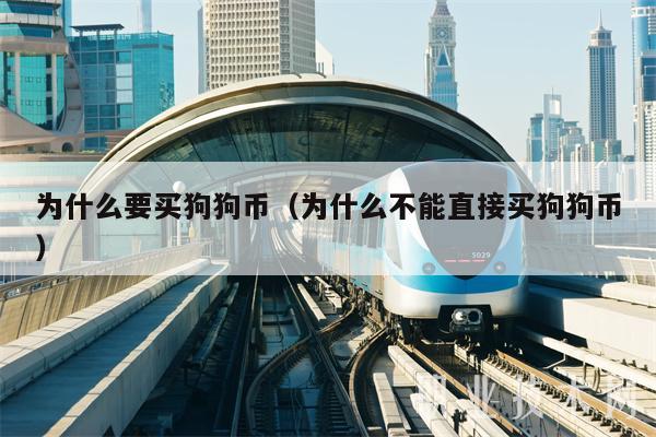 为什么要买狗狗币（为什么不能直接买狗狗币-第1张图片-币安下载