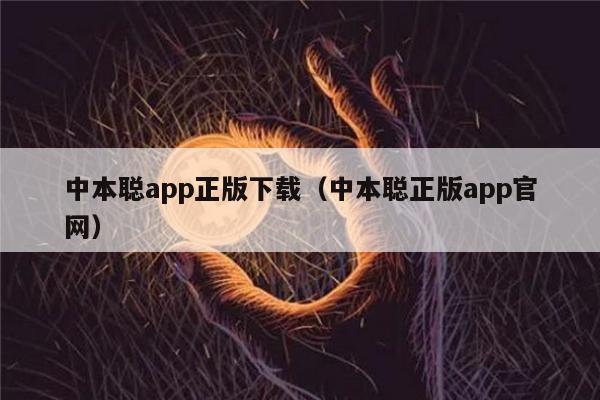 中本聪app正版下载（中本聪正版app官网）-第1张图片-币安下载