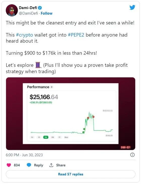 一天暴赚200倍！佩佩PEPE 2.0是什么？现在还能进场吗-第2张图片-币安下载