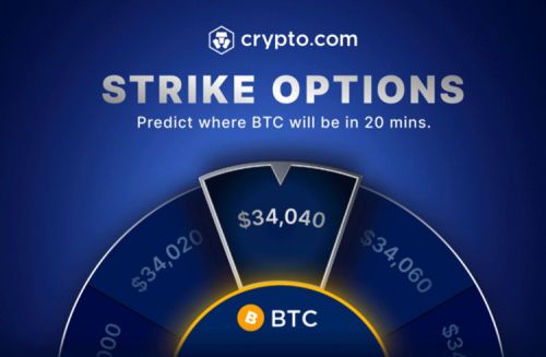 Crypto.com推出期权产品Strik Options 涵盖BTC、THLTC和BCH